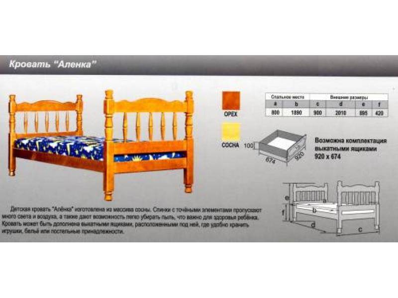кровать аленка в Уфе