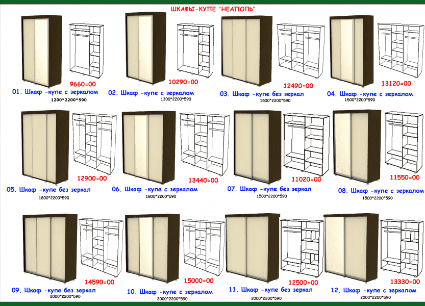 шкаф-купе неаполь в Уфе