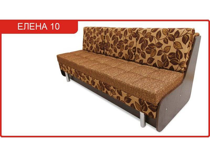 кухонный прямой диван елена 10 в Уфе