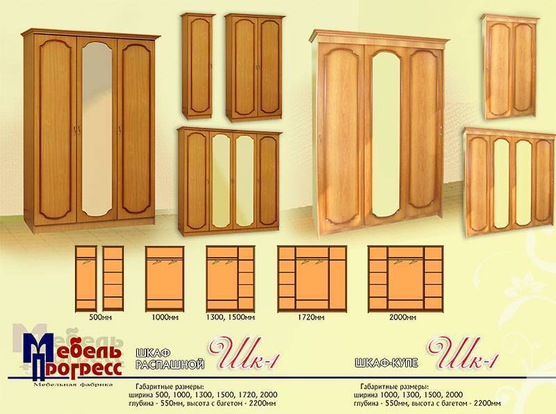 шкаф распашной «шк-1» в Уфе
