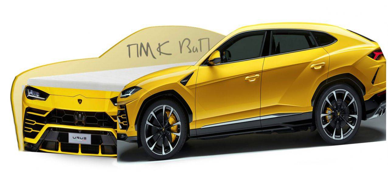 кровать-машинка lamborghini urus в Уфе