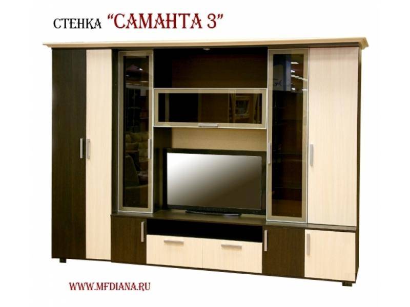 гостиная стенка саманта 3 в Уфе