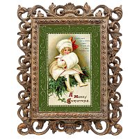 репродукция старинной рождественской гравюры a girl in white в Уфе