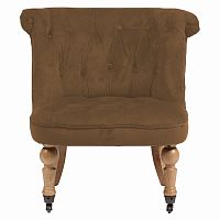 кресло amelie french country chair коричневое в Уфе