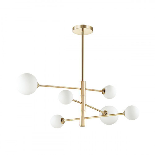 подвесная люстра lumion estelle 4418/6c белая в Уфе
