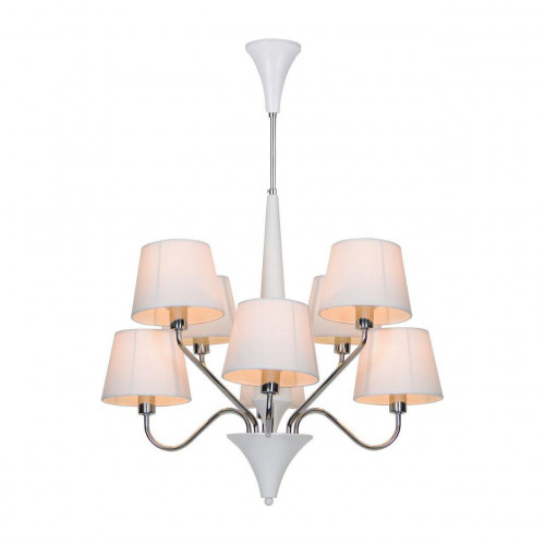 подвесная люстра arte lamp a1528lm-8wh белая в Уфе
