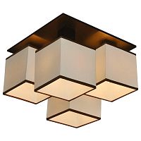 потолочная люстра arte lamp quadro a4402pl-4bk в Уфе