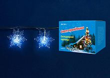 светодиодная гирлянда «снежинки-1» 700см (07930) uniel uld-s0700-050/dta white ip20 snowflakes-1 в Уфе