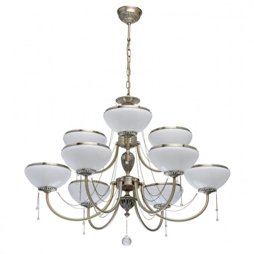подвесная люстра mw-light фелиция 347019309 белая в Уфе