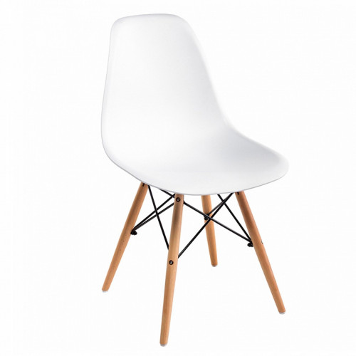 стул деревянный eames pc-015 white в Уфе