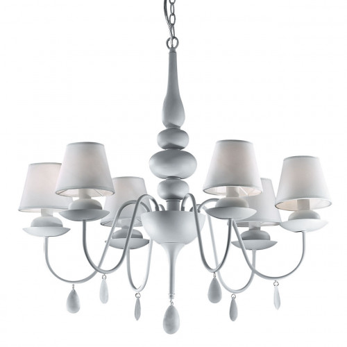 подвесная люстра ideal lux blanche sp6 bianco в Уфе