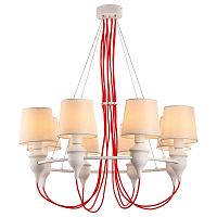 подвесная люстра arte lamp sergio a3325lm-8wh в Уфе