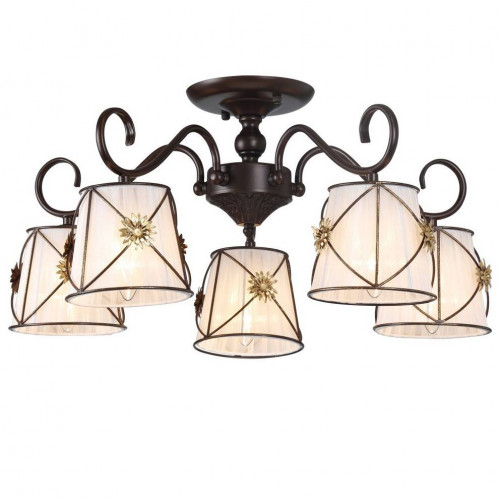 потолочная люстра arte lamp 72 a5495pl-5br в Уфе