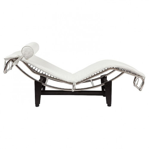 шезлонг chaise longue lc4 белый в Уфе