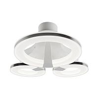 потолочный светодиодный светильник idlamp jenevra 397/3pf-ledwhitechrome в Уфе