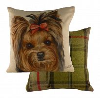 подушка с принтом waggydogs yorkie в Уфе