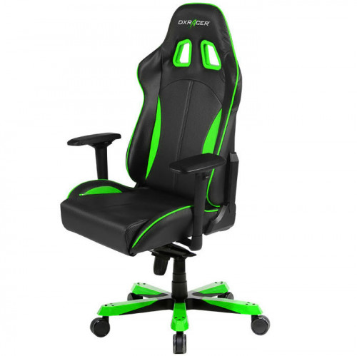 кресло геймерское dxracer king ks57 черно-зеленое в Уфе