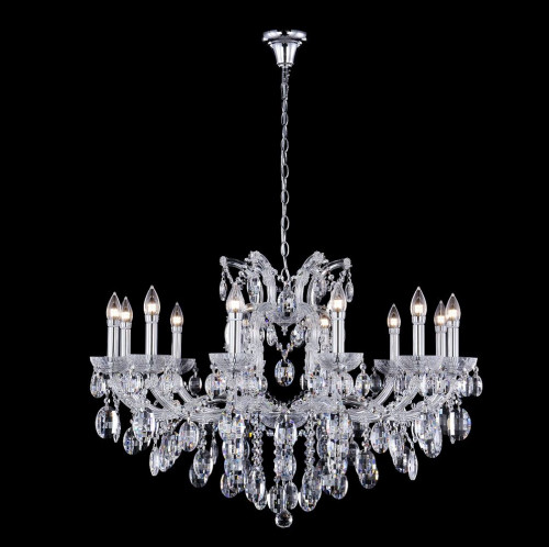 подвесная люстра crystal lux hollywood sp12 chrome в Уфе