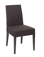 стул aylso dining chair кожа тёмно-коричневая в Уфе