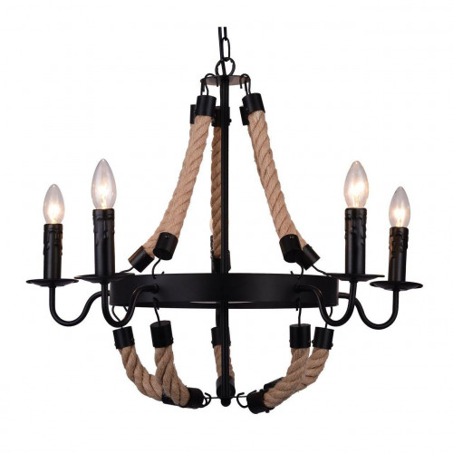 подвесная люстра arte lamp marsiglia a8956lm-5bk в Уфе