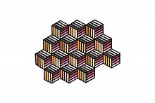 ковер parquet hexagon orange 305x188 от gan в Уфе