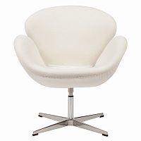 кресло swan chair кремовое в Уфе