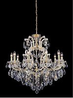 подвесная люстра crystal lux isabel sp11 gold/transparent золото в Уфе