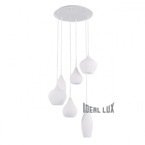 подвесная люстра ideal lux soft sp6 bianco в Уфе