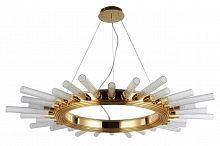 подвесная люстра crystal lux fair sp15 gold d1000 золото в Уфе