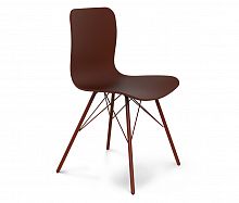 стул dsr коричневый s40 (eames style) в Уфе