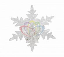 фигура светодиодная на присоске снежинка морозко, rgb в Уфе