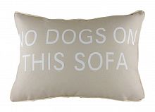 подушка с надписью no dogs on this sofa в Уфе