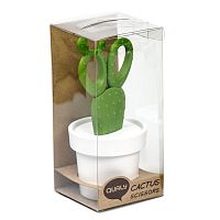 ножницы cactus с держателем, белые с зеленым в Уфе