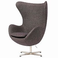 кресло egg chair серое в Уфе