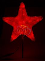 светодиодная фигура звезда красная в Уфе