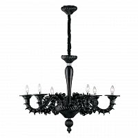 подвесная люстра ideal lux ca rezzonico sp6 nero в Уфе