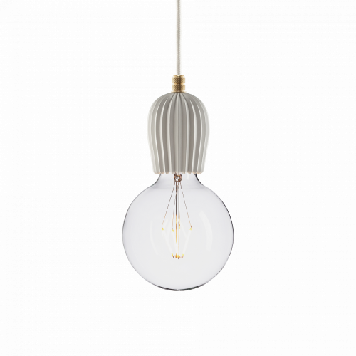 подвесной светильник beton rib white brass в Уфе