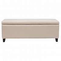 оттоманка dean upholstered storag бежевая в Уфе