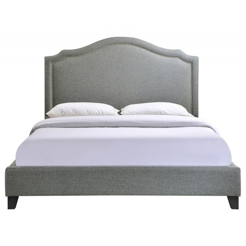 кровать двуспальная 180х200 серая cassis upholstered в Уфе