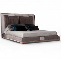 кровать двуспальная 180х200 серая tecni nova wood в Уфе