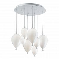 подвесная люстра ideal lux clown sp8 bianco в Уфе