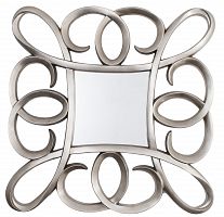 зеркало серебряное квадратное в фигурной раме silver swirl frame от rvastley в Уфе