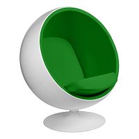 кресло eero aarnio style ball chair зеленое в Уфе