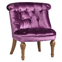 кресло sophie tufted slipper chair сиреневое в Уфе