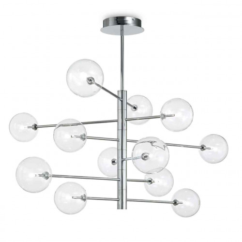 подвесная люстра ideal lux equinoxe sp12 cromo в Уфе