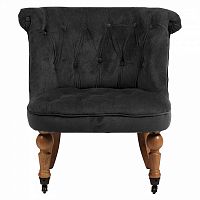 кресло amelie french country chair серый велюр м в Уфе