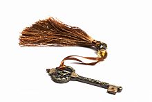 подхват для штор key with tassel brown в Уфе