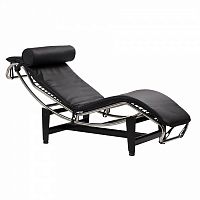 шезлонг chaise longue lc4 черный в Уфе
