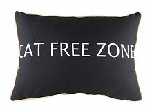 подушка с надписью cat free zone в Уфе