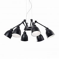 подвесная люстра ideal lux newton sp6 nero в Уфе